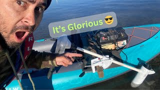 Decathlon Itiwit Inflatable Kayak with Electric Motor mount and how you can make it [upl. by Nilrem]