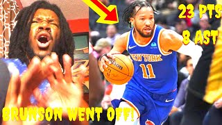 KNICKS VS RAPTORS REACTION 2023 NEW YORK KNICKS VS TORONTO RAPTORS HIGHLIGHTS REACTION 2023 [upl. by Atnes]