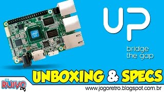 UP Board Intel X5Z8350 4GB DDR3  Unboxing e Apresentação [upl. by Rudolph]