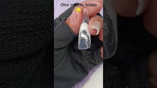 Una vez másotra práctica con falta de producto uñasprincipiantes uñas nailart unasacrilicas [upl. by Nodarse]