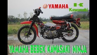 Yamaha V75 Bureng ninja Blok kanan kiri masih aslinya BEBEK NINJA Hatori [upl. by Leola]