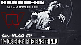 Rammstein in einer Grillhütte  GIGVLOG 11  Freiensteinau [upl. by Marba798]