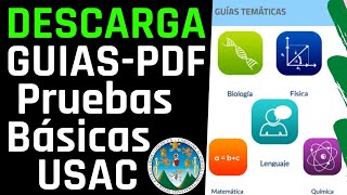 😎OBTENER en PDF Guías de Estudio PCB Prueba de Conocimientos Básicos USAC y EXPLORA el SIMULADOR💻 [upl. by Adnawuj177]