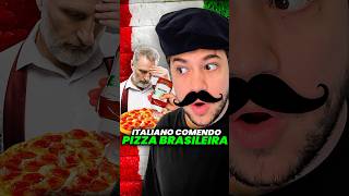 italiano comendo pizza no BRASIL livedobrino humor MundinhoBrino [upl. by Ymerej]