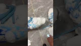 How i clean my soccer shoes soccerequipment soccergear soccer footballskills football futsal [upl. by Epp]