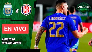 🚨 ARGENTINA vs COSTA RICA EN VIVO 🔥 AMISTOSO INTERNACIONAL [upl. by Brackely]