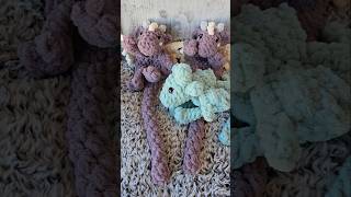 4 more dragon cuties headed to their new homes Pattern handmadebyjodie embroideredeyes dragon [upl. by Orlena183]