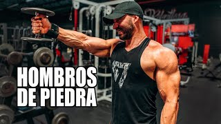 RUTINA DE HOMBROS DE PIEDRA  Gymtopz [upl. by Ayk]