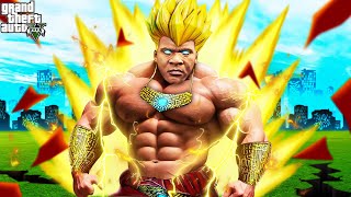 FRANKLIN Becomes A SUPER SAIYAN In GTA 5 [upl. by Kartis323]