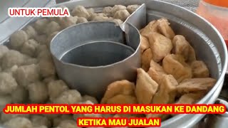 jumlah pentol bakso yang harus di kukus dalam dandang ketika jualan [upl. by Anifares]