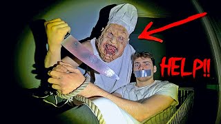 KILLER CHEF REAL LIFE HORROR ESCAPE POV CHASE [upl. by Chanda]