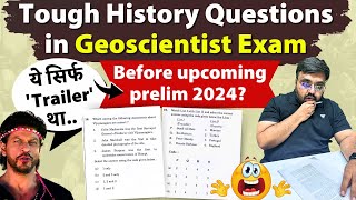 Will Prelims 2024 Be Tougher UPSC Geoscientist 2024 History Question Paper Analysis by Pratik Nayak [upl. by Essirahc631]