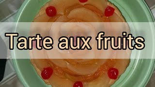 Recette tarte aux fruits  tarte aux fruits poireabricot cerisepâte brisée amp crème pâtissière [upl. by Miahc]