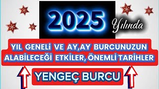 🍀2025 YILI YENGEÇ BURCU YORUMU [upl. by Vaden]