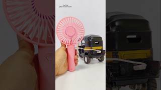 Fan powered by DC motor  Mini Fan with DC motor  How to make Fan with DC motor  Rechargeable fan [upl. by Dominic628]