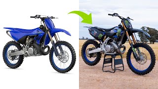 10 Things To Change from a Stock Yamaha YZ250 into a FMX Bike [upl. by Rus]