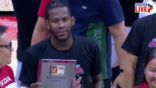 Finals MVP CJ Perez speech  PBA Season 48 Commissioners Cup [upl. by Wagshul]