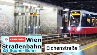 Straßenbahn Haltestelle Eichenstrasse [upl. by Yrem]