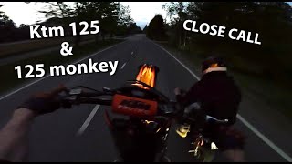 Ktm exc 125 wheelies 2 [upl. by Ahsikram]