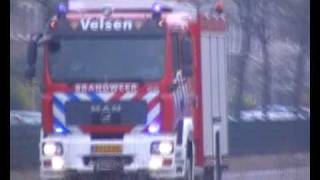 brandweer velsen prio 1 over snelweg opweg naar woningbrand HaarlemNoord [upl. by Nalani229]