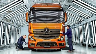 Inside Advanced German Factory Producing the Giant MercedesBenz Actros Truck [upl. by Suixela]