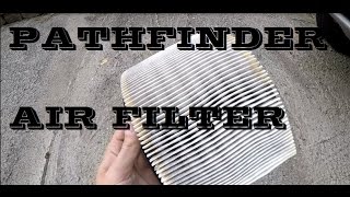 How to replace Nissan Pathfinder Air filter [upl. by Aceissej]