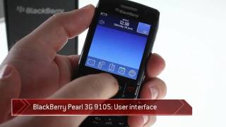 BlackBerry Curve 9105 user interface [upl. by Rust786]