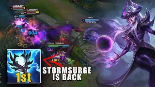 Syndra but its the NEW ranked split and stormsurge is back in business [upl. by Mcguire]