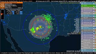 M51 Earthquake Hits Texas Rapid detection  July 26 2024 [upl. by Yendis]