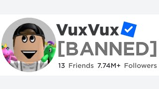 This Roblox Youtuber Got BANNED And LOST 1370312 Robux [upl. by Megdal]