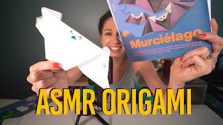 ASMR 🎧🎧 sonidos de papel Hago ORIGAMI [upl. by Eatnom570]