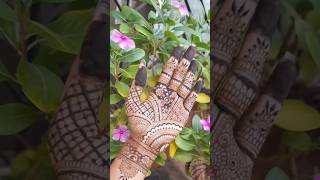 Beautiful Mehndi Design shorts youtubeshorts shortvideo mehndi mehndidesign trending [upl. by Ssidnak]