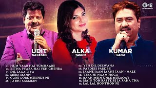 90s Songs Forever  Best Of Udit Narayan Alka Yagnik Kumar Sanu Songs [upl. by Nelyt]