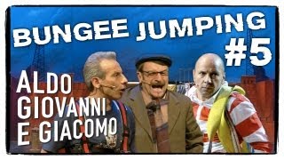 Anplagghed  Bungee Jumping 5 di 5  Aldo Giovanni e Giacomo [upl. by Ynaffik480]