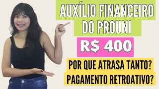 TUDO SOBRE A BOLSA PERMANÊNCIA DO PROUNI 2021 PAGAMENTO RETROATIVO AUXÍLIO ESTUDANTIL DE 400 REAIS [upl. by Schreib]