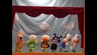 Anpanman Museum Puppet Show★アンパンマン ミュージアム 人形劇 メロンパンナのやさしいこころ３！ジャムおじさん めいけんチーズ 神戸！Kobe [upl. by Bullard]