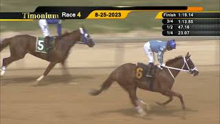 TIMONIUM 08 25 2023 RACE 4 [upl. by Puri]