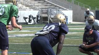 Akron Football TwoaDays Running Backs [upl. by Esiuqcaj]