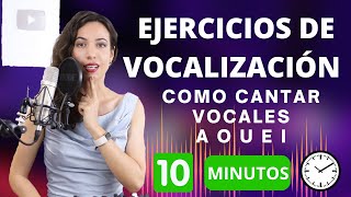 CALENTAMIENTO VOCAL 4 Ejercicios de vocalización en 10 minutos  Clases de canto Natalia Bliss [upl. by Ibbob161]