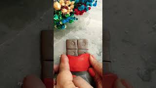 Amazing clayartclay chocolate shortvideo diy claydiy shortsfeed craft clayartcreations [upl. by Nneb]