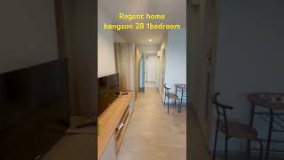 Regent home 28 at bangson Room size：28 ㎡Room type 1 Bed 1 bath Floor  C 26Price  8000 THB [upl. by Anelav]