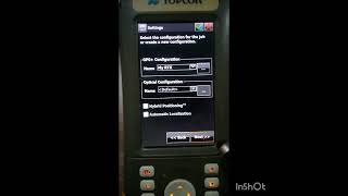 TopCon GPS fc500 create new job [upl. by Ayatnahs]