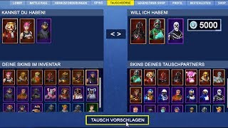 SKINS Tauschen in FORTNITE [upl. by Byram981]