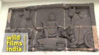 Visitors throng the Shanti Stupa at Dhauli Giri Bhubaneswar [upl. by Charlet]