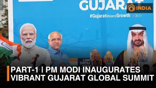 Part1  PM Modi inaugurates Vibrant Gujarat Global Summit [upl. by Hosfmann]