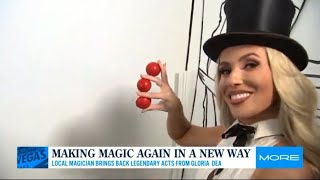 Fox 5 Vegas Magic Act of Homage—AnnaRose amp Gloria Dea [upl. by Diver]