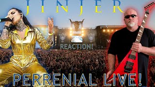 JINJER Perennial Live Reaction [upl. by Sager]