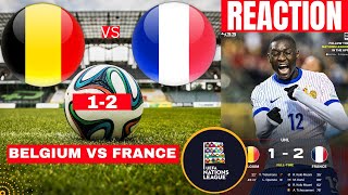 Belgium vs France 12 Live Stream Nations League Football Match Score 2024 Highlights Bleus Direct [upl. by Jaqitsch]