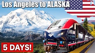 🇺🇸5 DAYS Los Angeles to Alaska by American Luxurious Train [upl. by Sihtnyc]