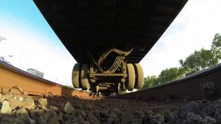 Norfolk Southern NS Triple Crown RoadRailer train on BNSF Red Rock Sub at S Norman OK [upl. by Kati]